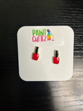 Load image into Gallery viewer, Nail polish earrings
